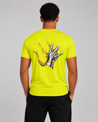 TSHIRT JAUNE FLUO - LA LEAGUE miniature 1