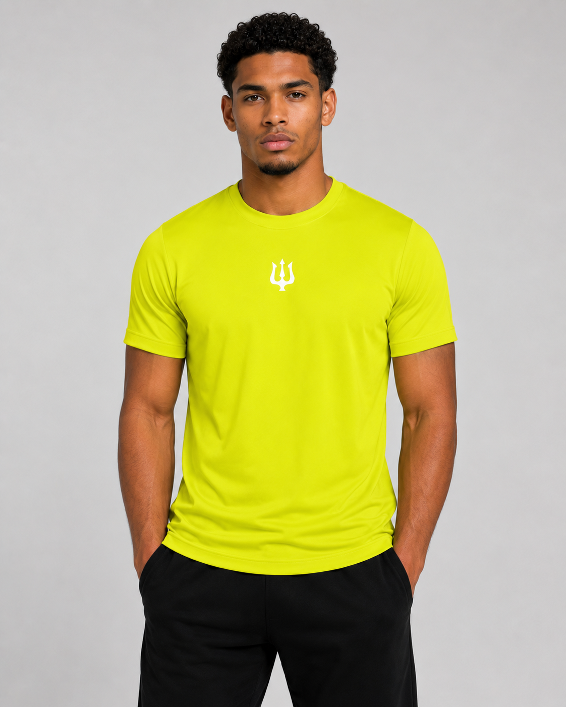 TSHIRT JAUNE FLUO - LA LEAGUE