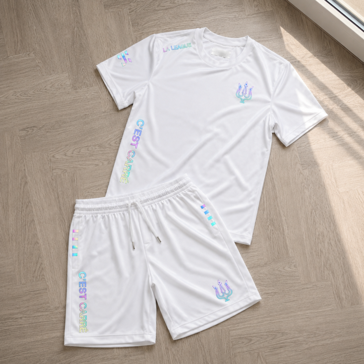 ENSEMBLE LA LEAGUE BLANC